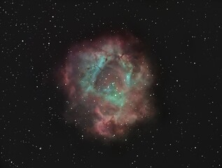 Wall Mural - rosette nebula ngc 2237 - 2246 deep space photography