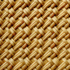 Canvas Print - texture of a basket