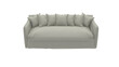 © Waypixel - Modern sofa in gray, 3d render.