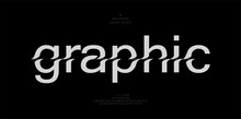 Abstract Minimal Modern Alphabet Fonts And Logo. Creative Typography Sport, Technology, Fashion, Digital, Future Creative Logos Font. Vector Illustration