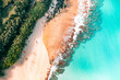 © Ryan Longnecker - Tropical Aerial Drone Coastline With People