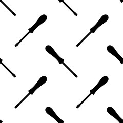 Sticker - Screw Driver Icon Seamless Pattern, Screwdriver Icon