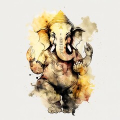 Ganesha Chaturthi, Ganesha illustration, Generative ai