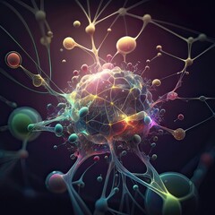 neurons in the brain, revealing the intricate network of cells responsible for transmitting electric