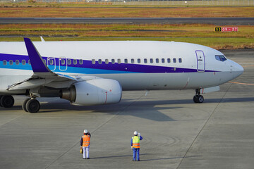 airplane at airport