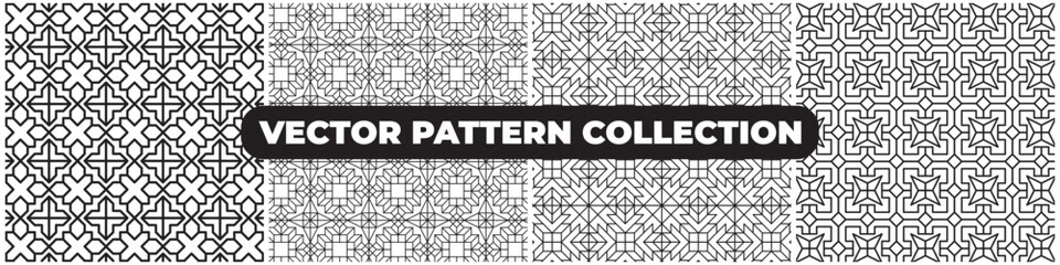 Wall Mural - collection of Essential Geometry Patterns
