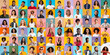 © Prostock-studio - Positive Emotions. Set Of Diverse Happy Multiethnic People Portraits Over Bright Backgrounds