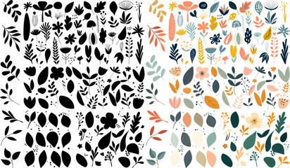 Wall Mural - vegetable blanks for postcards templates set isolated, vector