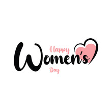 Womens Day Vintage Logo Design