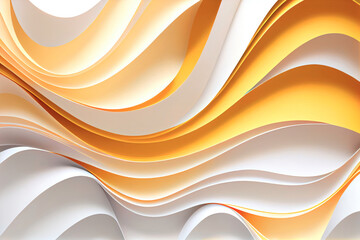 Aufkleber - abstract colorful wavy background, ai generation