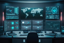 Network Operations Center Network Monitoring Management Information. Generative Ai.