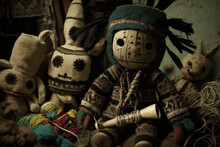 A Collector Of Voodoo Dolls Generative AI