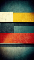 Wall Mural - abstract bauhaus style background. trendy aesthetic bauhaus architecture design. generative ai