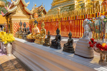 Many Buddhas - Wat Phra That Doi Suthep, Chiang Mai, Thailand