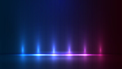 abstract glowing neon, ultraviolet, spectrum vibrant colors and laser showlights floor background. e