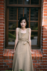 Wall Mural - portrait of an asian young woman