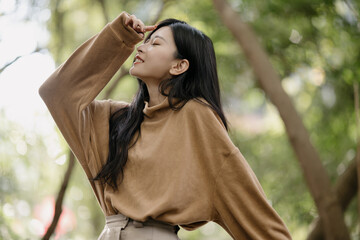 Sticker - portrait of an asian young woman