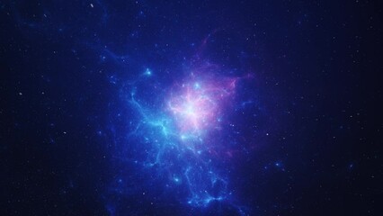 Wall Mural - beautiful nebula in outer space in 4k