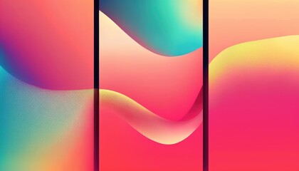 Wall Mural - Stylish and Modern Trendy Gradient Abstract Background. Generative AI Illustration