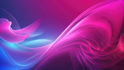 Wall Mural - Mesmerizing Swirling Pink and Blue Abstract Background. Generative AI illustration.