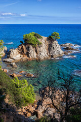 Canvas Print - Costa Brava Scenic Coast In Spain