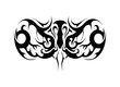 texas rattle snake head abstract tattoo symbol sticker