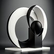 © McKinney Digital - Minimal avant garde style sculpture. Created using ai generative.