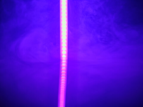 Fototapete - Abstract neon background with smoke