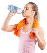 © BillionPhotos.com - Young woman drinking water after work out