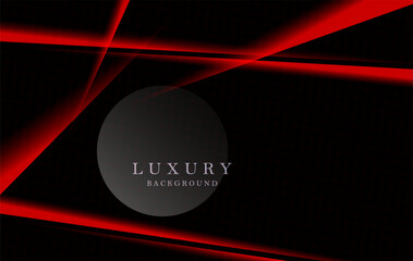 Wall Mural - Bright red sharp stripes on a black textural background
