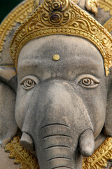 Wall Mural - Detail of a Ganesh statue in Wat Khao Takiab, Hua Hin. Thailand.