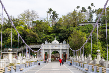 Canvas Print - Daxi Bridge in Taoyuan of Taiwan