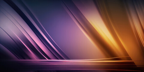 abstract colorful background with silky lines, generative ai