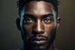 © Charismaenigma - Closeup Portrait of a Confidence Black Man Created With Generative AI