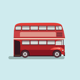 Fototapeta  - Double-decker bus in London.