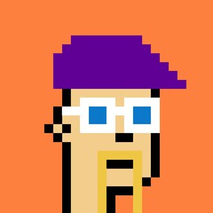 Cartoonish Pixelated Man