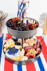 Wall Mural - July 4th Charcuterie board