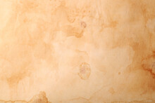 Sheet Of Old Parchment Paper As Background, Top View