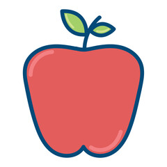 Sticker - apple fruit icon