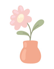 Wall Mural - potted flower icon