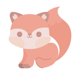 Sticker - fox cute animal