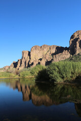 Wall Mural - lake in the mountains