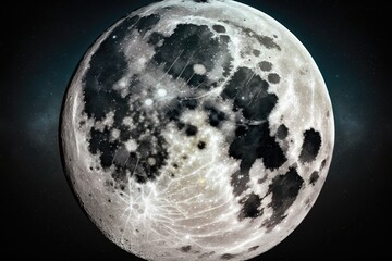 Wall Mural - lunar stock photo. generative ai