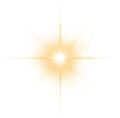 Canvas Print - golden star burst
