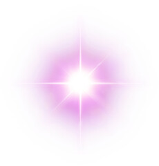 Wall Mural - purple starlight effect