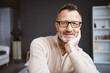 © contrastwerkstatt - Mature Man Smiling in Eyeglasses