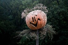 Jack O Lantern With Pumpkin