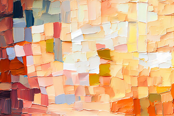 Wall Mural - Oil paint textures as color abstract background, wallpaper, pattern. generative ai