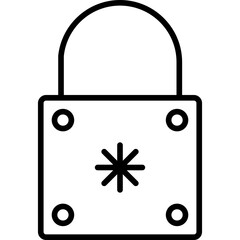 Wall Mural - Padlock Icon