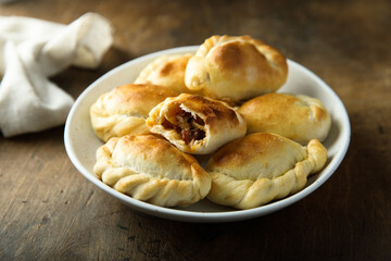 Wall Mural - Traditional homemade apple pies